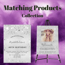 Birthday party - silver