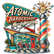 NRH Atomic Barbershop – Vintage 1950s Collection