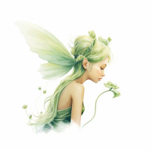 Light Green Fairy Girl Birthday Party