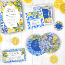 She found her main squeeze lemon Bridal shower