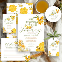 She Found Her Honey Bee Floral Bridal Shower