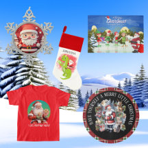 Festive Christmas Santa's