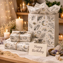 Mystical Celestial Moon Stars Gift Supplies  