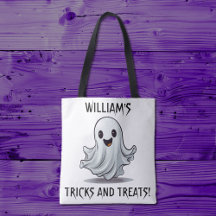 Halloween Trick or Treat Tote Bags