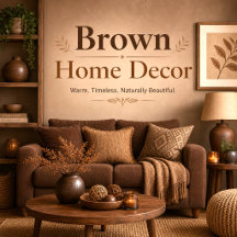 BROWN HOME DECOR