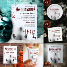 Scary Modern Bloody Halloween Costume Party