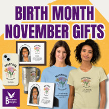 BIRTH MONTH FLOWER Mom Gifts NOVEMBER Birthdays