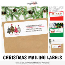 CHRISTMAS MAILING LABELS