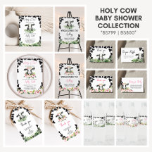 Holy Cow Baby Shower Collection