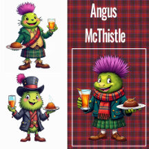 ANGUS MCTHISTLE CUTE BURNS NIGHT CHARACTERS 