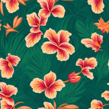 Green Tropical Hawaiian