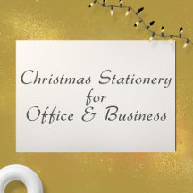 Christmas Stationery for Office & Business