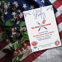 Red, White & You're Invited: America's 250th Anniv