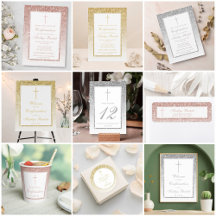 Elegant Glitter Confirmation Or Baptism Collection