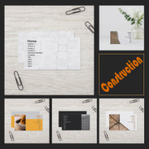 Construction Business Cards