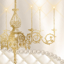 Wedding Chandelier 'n Pearls
