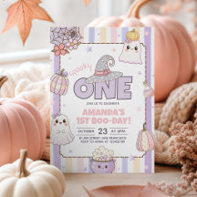 Spooky One First Boo Day Pastel Ghost Collection