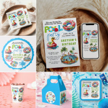Adult Pool Party Summer Beach Birthday Collection