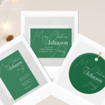 Christmas Green Merry Christmas Modern Family