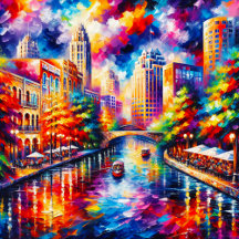 "San Antonio Riverwalk & Texan Reflections" 