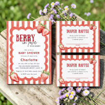 Berry In Love Baby Shower | Strawberry Baby Shower