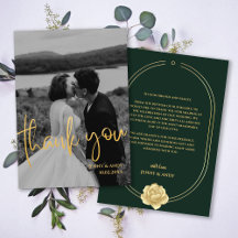 Retro Style Wedding Invitation + Envelopes