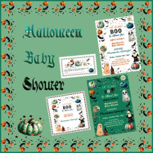 Little Boo Halloween Ghost Baby Shower Collection