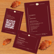 Burgundy Autumn Wedding