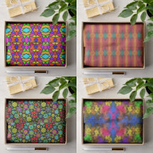 Gift Tissue Paper With Retro Pop Art Designs 