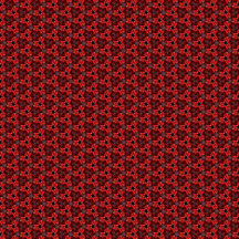 Red and Black Floral Show