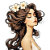 Women with flowers in their hair.