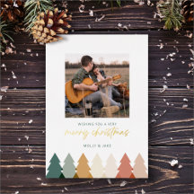 Modern Colorful Holiday Trees