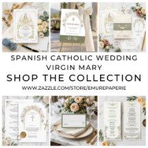 Spanish Catholic Wedding Virgin Mary 
