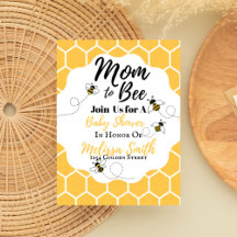 Sweet as Honey – Mom-to-Bee Baby Shower Invitation