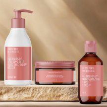 Two Tone Minimalist Cosmetics Packaging