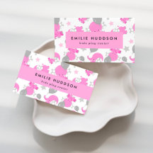 Pink Elephants Business Cards Collection