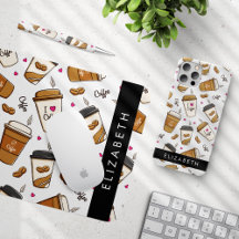 Coffee Cup Pattern - Home Decor Collection