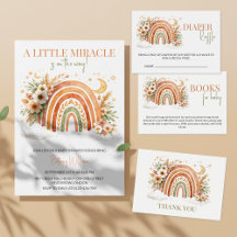 Boho Rainbow Baby Shower 