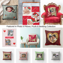 Photo It Pillows, Poufs & Bedding