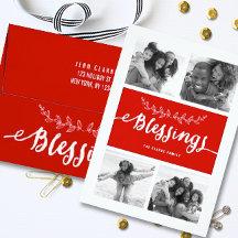 Blessings Holiday Photo Card Collection