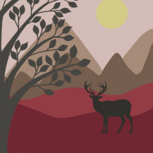 Majestic Buck - Red/Brown