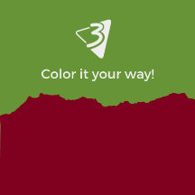 Green and Red Pillows - Living Room