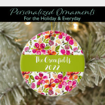Personalized Holiday Ornaments