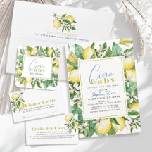 Ciao Baby Citrus/Lemon Mediterranean Baby Shower