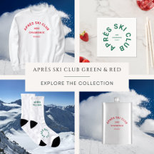 Après Ski Club Winter Green & Red Collection