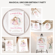 Magical Unicorn Birthday Party Collection
