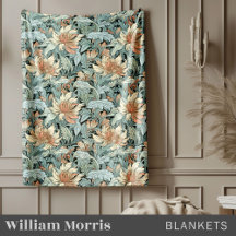 William Morris Inspired Blankets