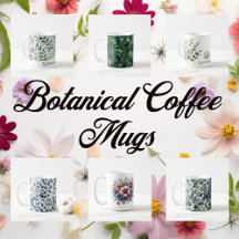Botanical Coffee Mugs