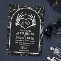 Skeleton Heart Hands Collection Marble