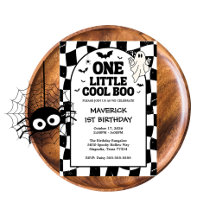 One Little Cool Boo Halloween 1st Birthday